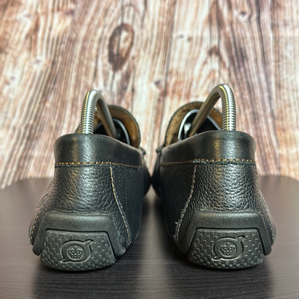 Born Pebble Leather Slip On Penny Loafers Mens Sz 10M - Picture 5 of 10